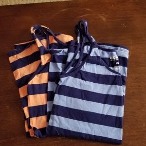 Old Navy Striped Tank Tops